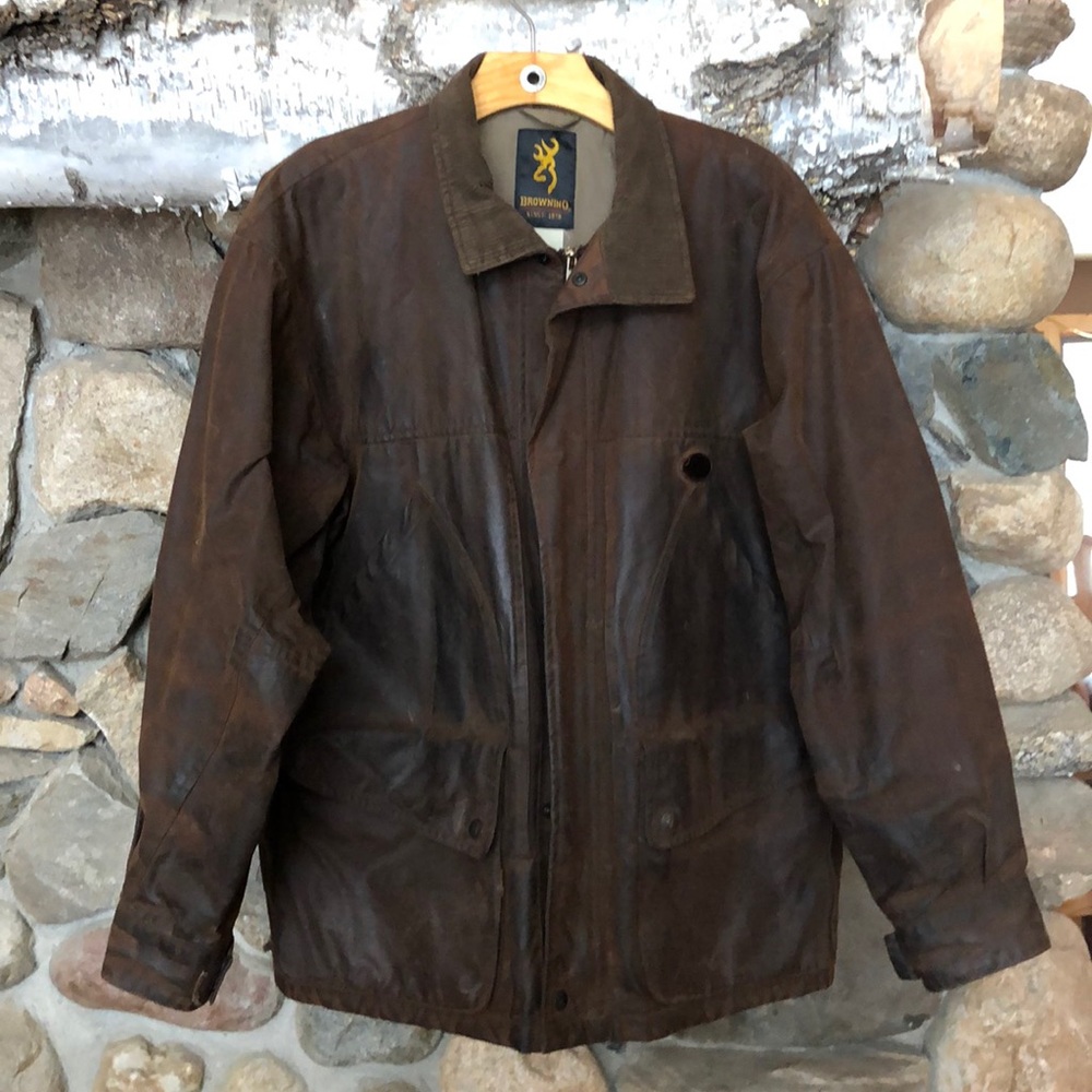 Browning waxed cotton hunting coat. Men’s Medium.
